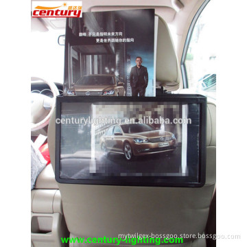 taxi seatback billboard